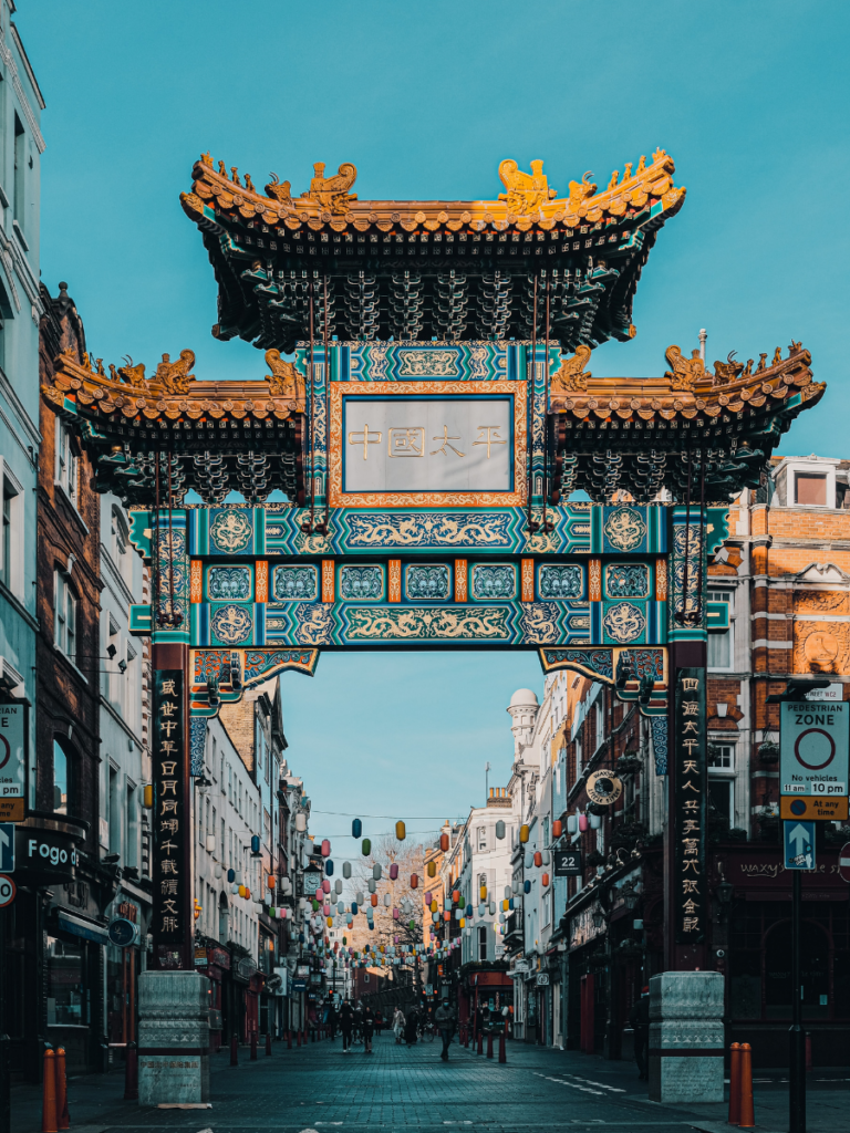 this london landmark lets you enter into chinatown