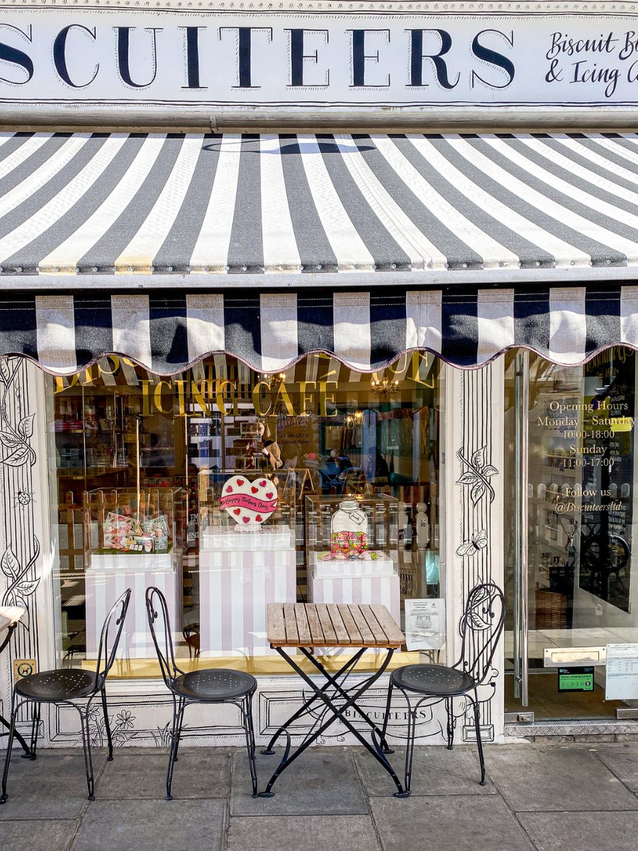 stop for a sweet treat at biscuiteers in notting hill