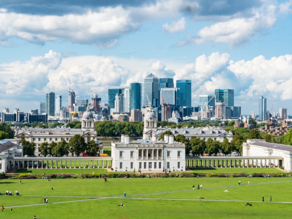 see stunning views over the city in London Royal Parks