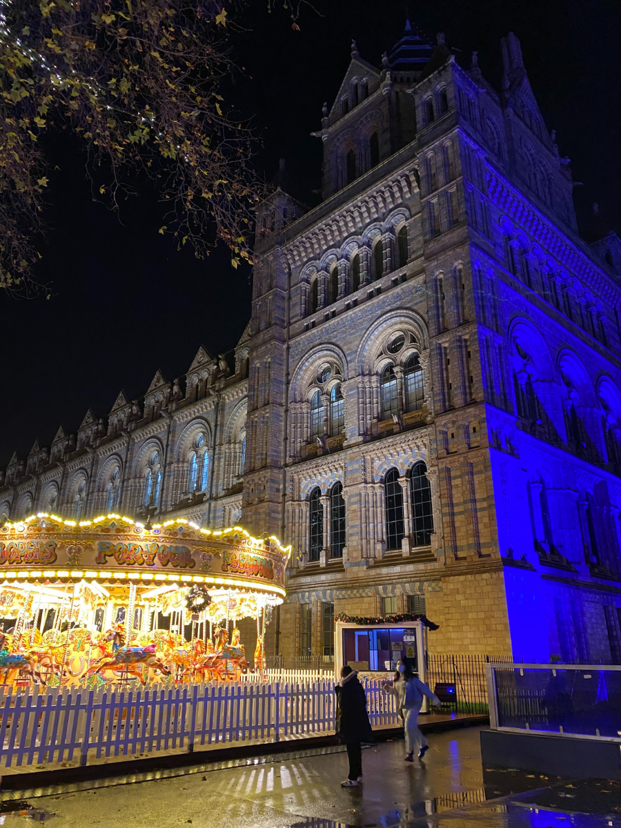 london landmarks at night