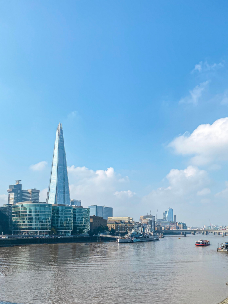 the shard is a modern london landmark