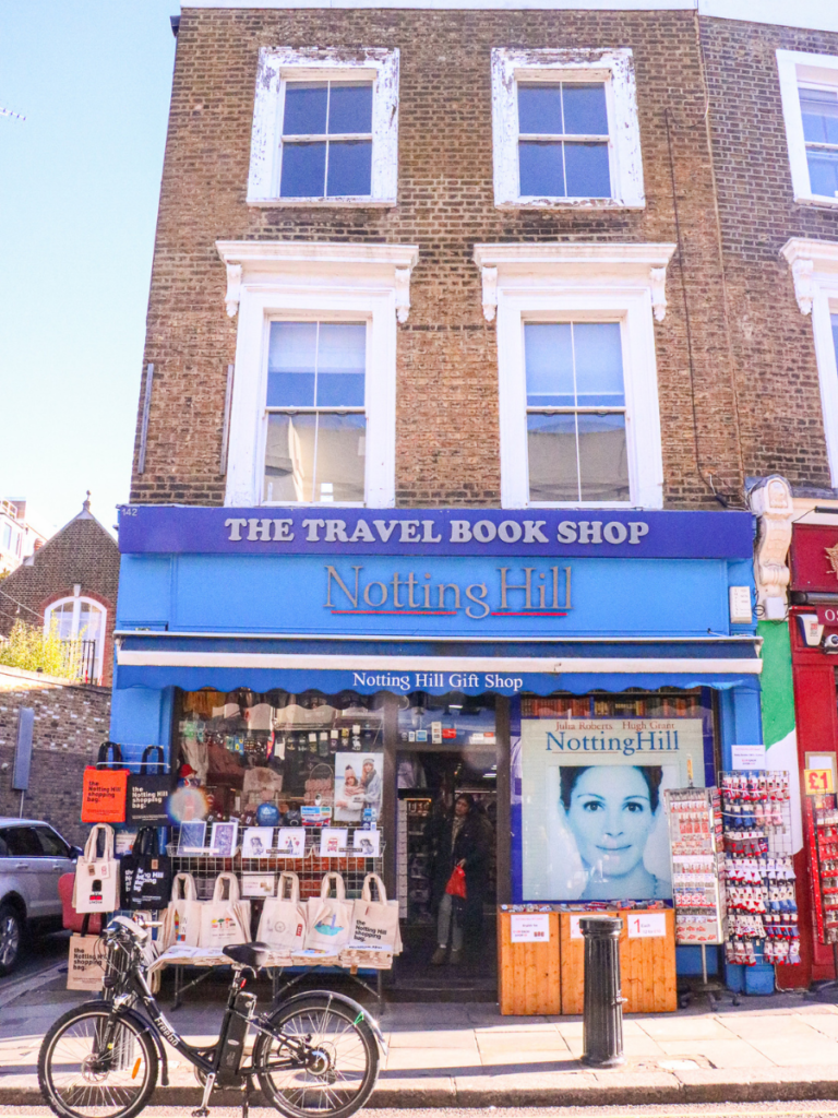 a must see on a rom-com guide of london is the notting hill bookshop