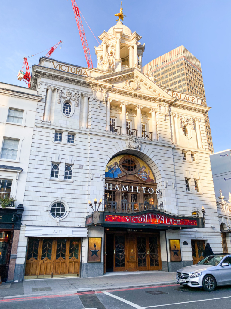 Victoria Palace Theatre in Victoria is home to Hamilton