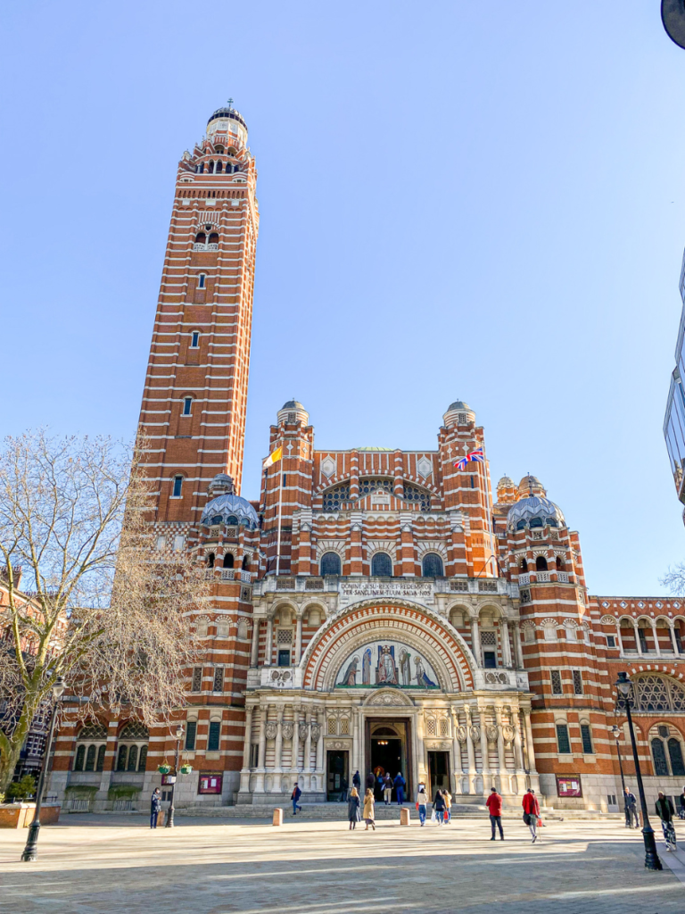 the largest Catholic Cathedral in London Victoria