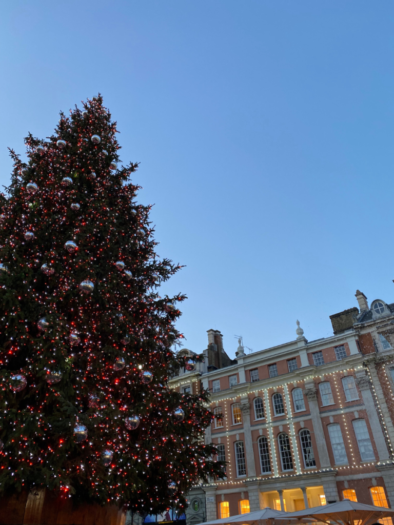 Covent Garden welcomes the largest Christmas tree in the city