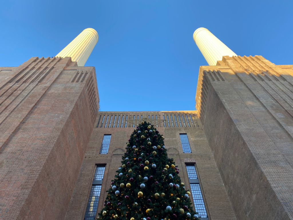 Battersea Power Station is new to the Christmas installation game in London but they go all out