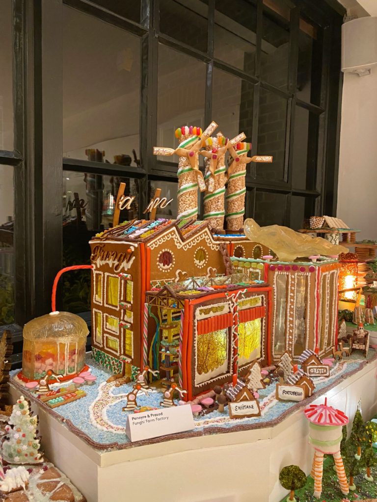 The gingerbread city is created by the museum of architecture every year