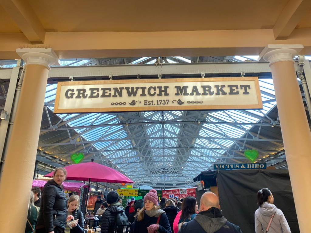 Greenwich Market boasts delicious food and beautiful boutiques