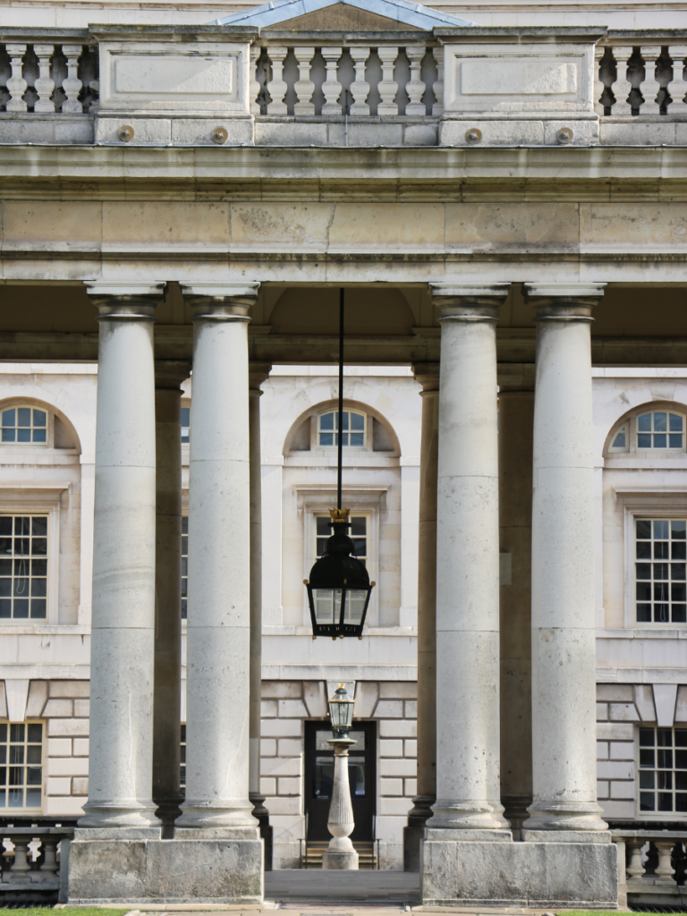 The Old Royal Naval College has been used to film shows such as Bridgerton