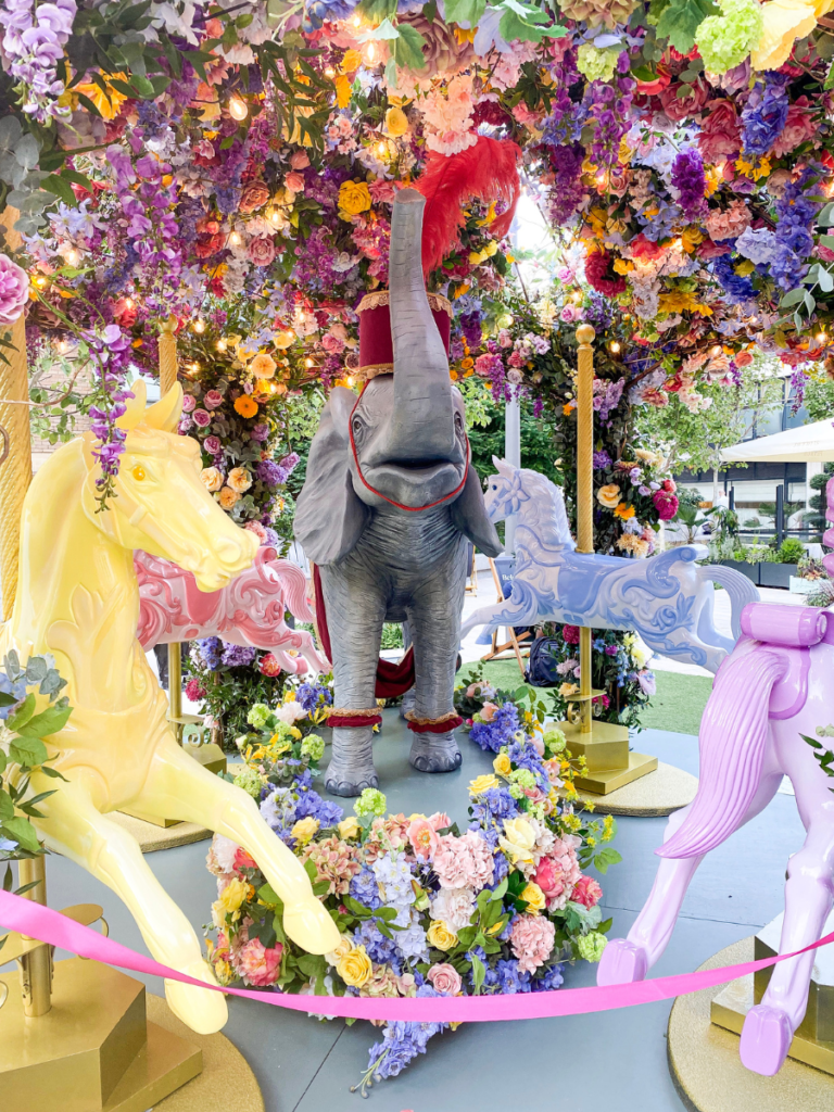 iconic floral carousel in the heart of Belgravia