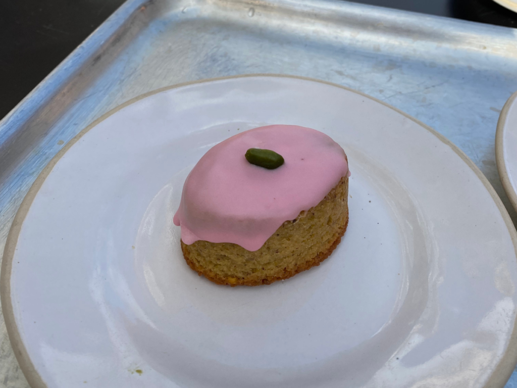 treat your sweet tooth with Gail's bakery goodies - we love the pistachio and rose cake!