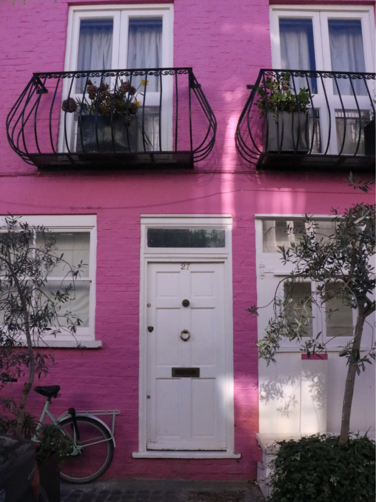 The pinkest Barbie house in St Luke's Mews