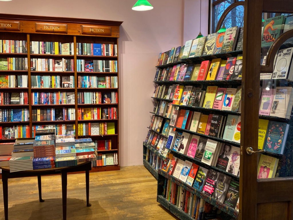 A smaller branch of Daunt Books in Hamsptead