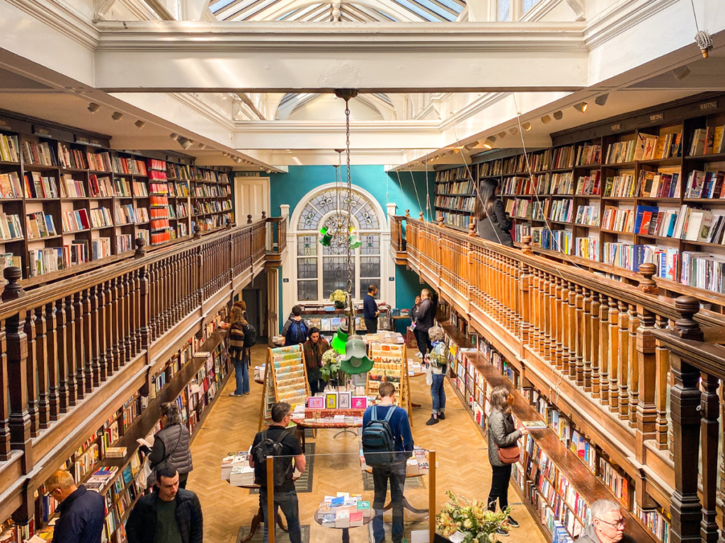 Daunt Books Marylebone is believed to be in the first ever custom built bookshop