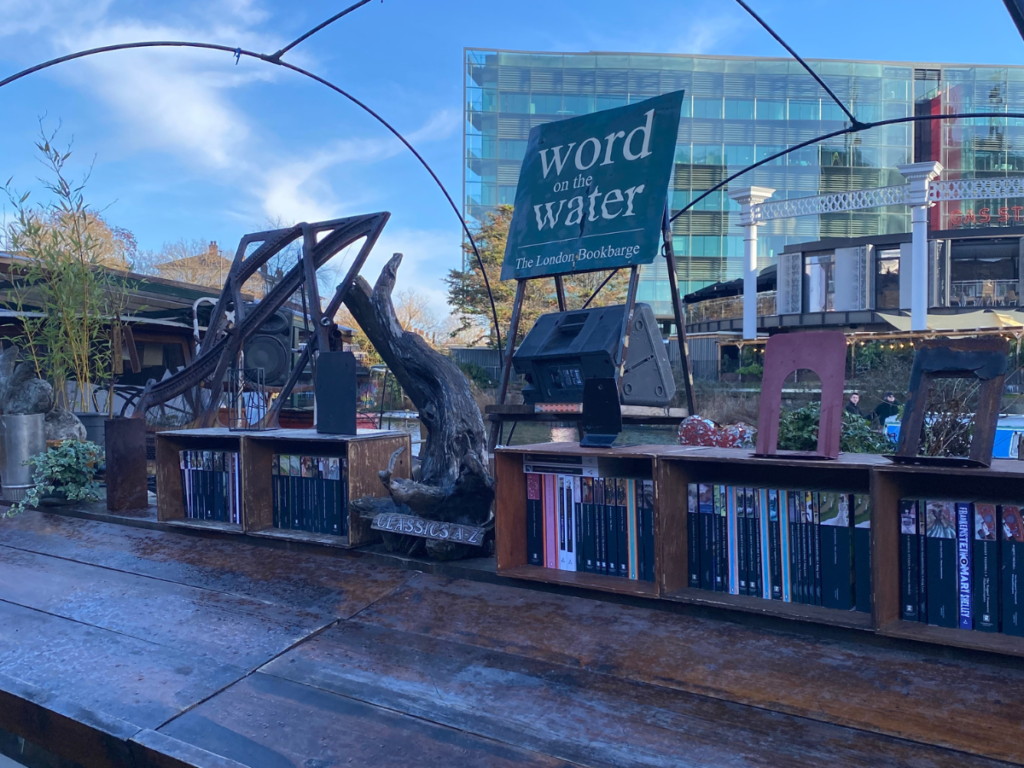 Word on the Water is London's barge bookshop located in Kings Cross