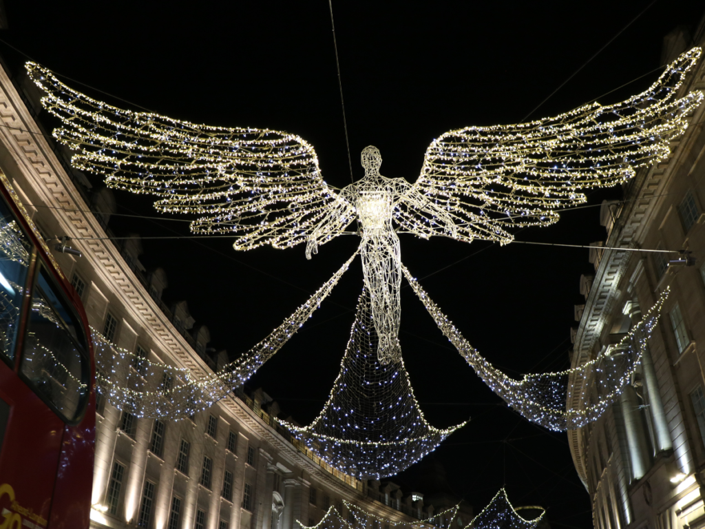 Regent Street's classic Christmas angels