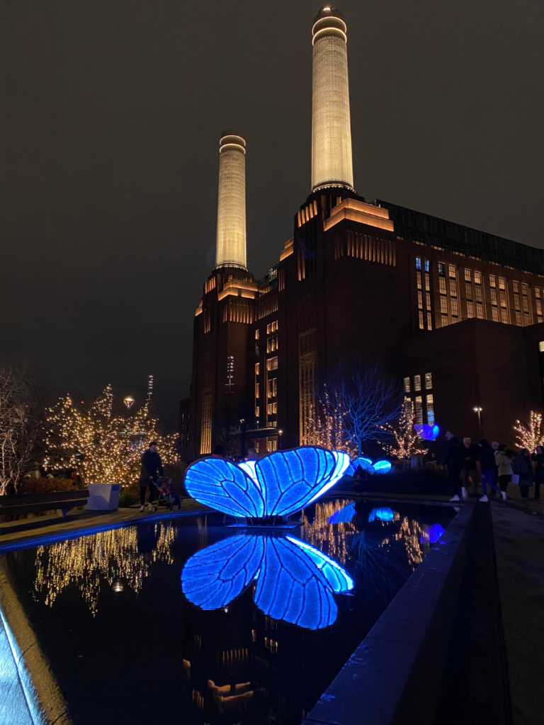 Battersea Light Festival - Butterfly Effect by Masamichi Shimada