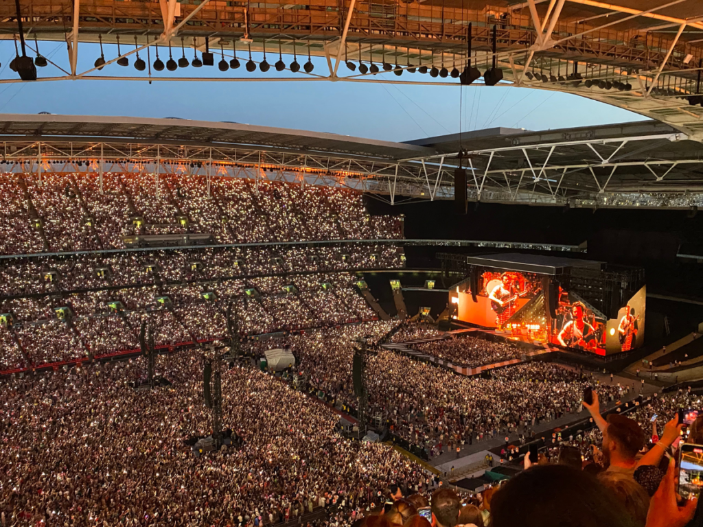 Wembley Stadium is the best place for concerts in the summer (photographed Harry Styles Love on Tour 2023)