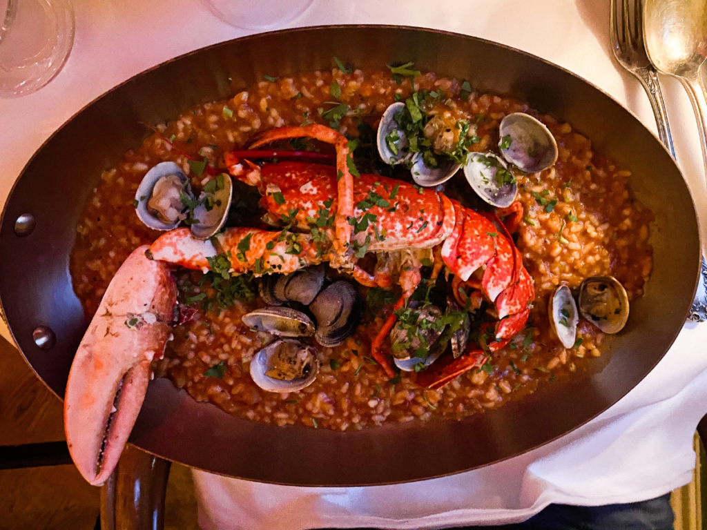 lobster and seafood risotto