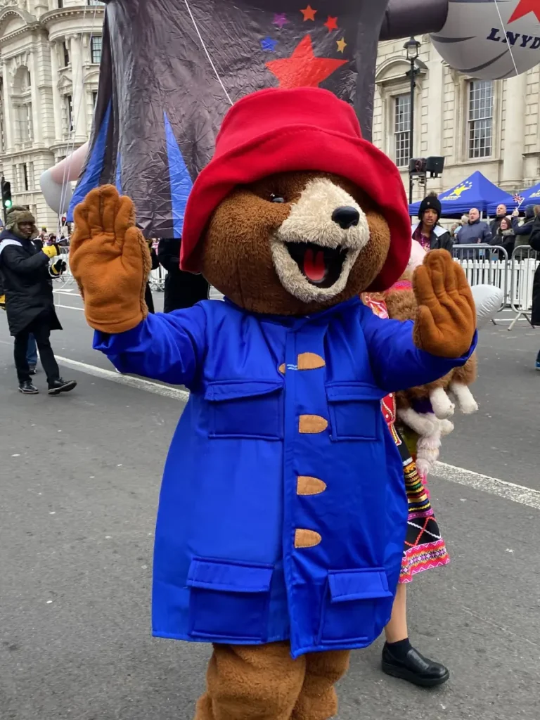 Paddington Bear in the New Year's Day Parade